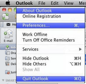 signature on outlook for mac